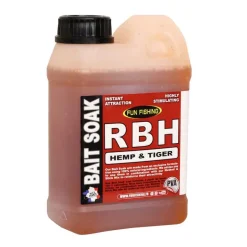 Booster carpe fun fishing bait soak system hemp et tiger 1l