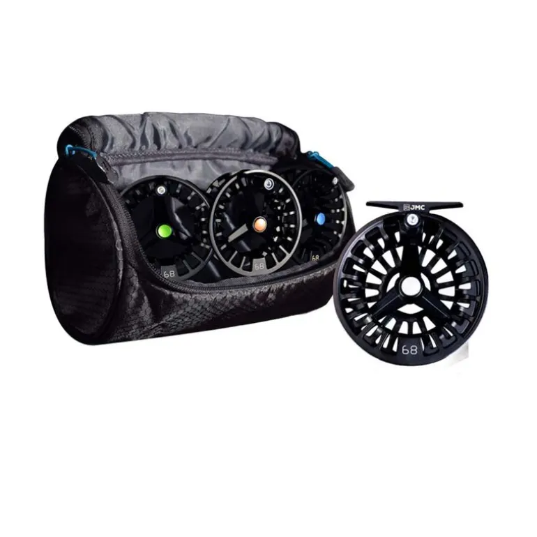 Moulinet REVOLUTION LT Black 68 Silver Spot + 3 Bobines 46 Multi Spots