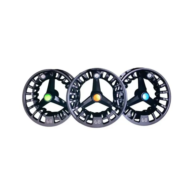 Moulinet REVOLUTION LT Black 68 Silver Spot + 3 Bobines 46 Multi Spots
