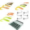 Pack 15 Grub 14cm + 6 Têtes Plombées + Boite