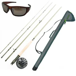 Pack Liberty Kit 9' Soie 4/5 + Tube de protection + Lunette Polarisante