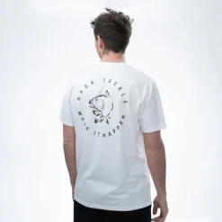 T-shirt Nash Make it Carp Logo Ecru