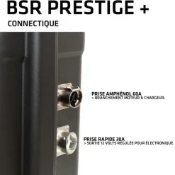 Valise BSR PRESTIGE+ LifePo4 Gen3 12V/50Ah + chargeur+ prise sondeur